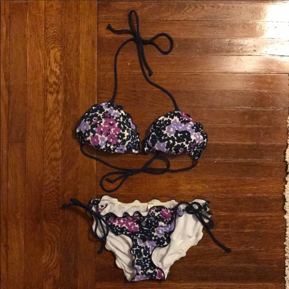 Aeropostale’s Bikini Size M Purple Ruffle Bikini
